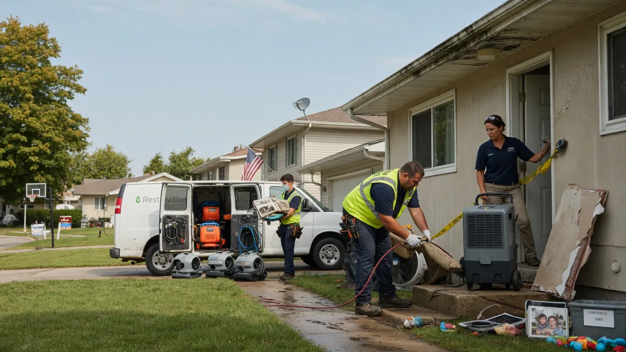 Water Damage Restoration in Parker City, IN near me